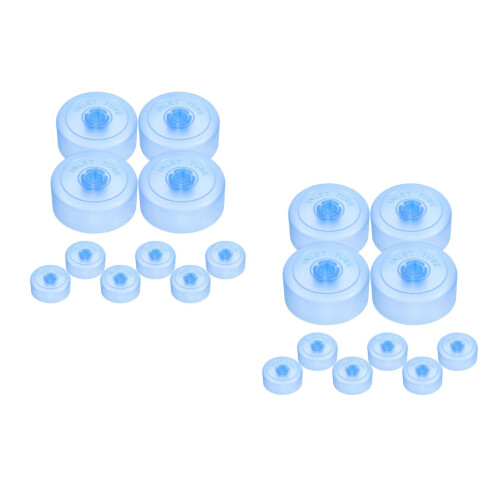 20Pcs Blue Plastic Replacement Caps for Tea Infuser and Water Bottles