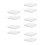 10Pcs Durable White Plastic Planter Water Tray Square Pot Base Saucers 6