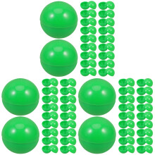 75Pcs Plastic Openable Game Balls for , Raffles, and Party Use
