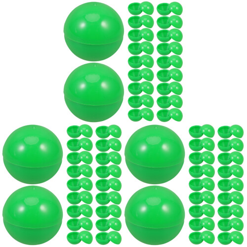 75Pcs Plastic Openable Game Balls for , Raffles, and Party Use