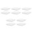 10Pcs Durable White Plastic Planter Water Tray Square Pot Base Saucers 8