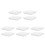 10Pcs Durable White Plastic Planter Water Tray Square Pot Base Saucers 9