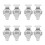 16Pcs Stainless Steel Spring Catch Latches Silver for Toolbox Cabinets 7