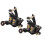 Adjustable Voltage Tattoo Machine Copper Coils Microfiber Leather Cover Rotating Speed Smooth Operation Starting Voltage3V 3