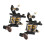 Adjustable Voltage Tattoo Machine Copper Coils Microfiber Leather Cover Rotating Speed Smooth Operation Starting Voltage3V 4