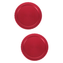 2Pcs Metal Threaded Eyepiece Caps Red for Telescope and Teleconverter