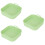 3Pcs Heat-Resistant Silicone for Home Use Light Green 8