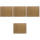 4Sets Foldable Fire Retardant Mat for Camping and Fireplaces 4