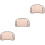 3Sets Light Brown Motorcycle Windshield Wind Deflector 6