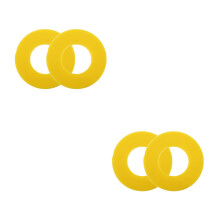 4Pcs Rubber Bushing Shock Absorber Rings for Car Suspension Vibration