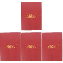 4Pcs Red Graduation Party Guest Book Paper Signature Sign in Book