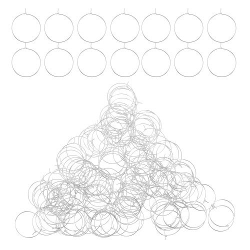 450Pièces Étiquettes Décoratives Argent Pour Verres De 2