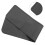 3Pcs Silicone Fridge Floor Protector Mat Black Drip Catcher Tray 10
