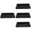 4Pcs Compact Acrylic Poker Chip Tray Black Convenient Storage 7