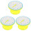3Pcs Lightweight White Teaching Math Turntables for Game and Party Use 1
