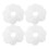400Pcs Leak-Proof Silver Bottle Cap Gaskets Pet Foil Seal Liners 2