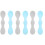 6Pcs Baby Silicone Feeding Spoons Toddler Training Tableware Set 5