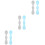 6Pcs Baby Silicone Feeding Spoons Toddler Training Tableware Set 6