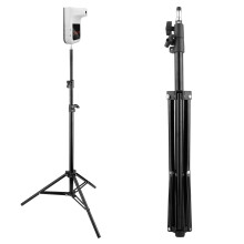 Foldable Tripod Stand Aluminum Alloy Sturdy Structure Rock Solid Stability Adjustable Height Up To160cm Compact Design For Vloggers Photographers