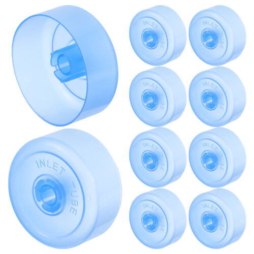 20Pcs Blue Plastic Replacement Caps for Tea Infuser and Water Bottles 1