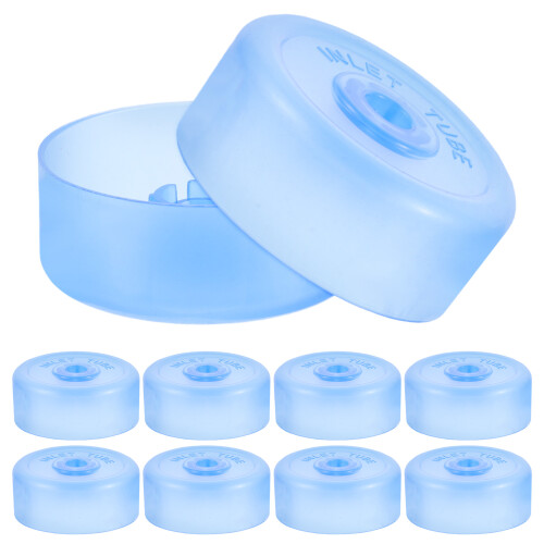 20Pcs Blue Plastic Replacement Caps for Tea Infuser and Water Bottles 2