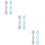 6Pcs Baby Silicone Feeding Spoons Toddler Training Tableware Set 10