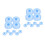 20Pcs Blue Plastic Replacement Caps for Tea Infuser and Water Bottles 6
