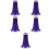 5Pcs Plastic Clarinet Bells for Players Lightweight Purple Replacement 8