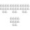 40Pcs Silver Mirror Mounting Hardware Sturdy Wall Brackets for Storage 4