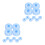 20Pcs Blue Plastic Replacement Caps for Tea Infuser and Water Bottles 8
