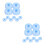 20Pcs Blue Plastic Replacement Caps for Tea Infuser and Water Bottles 9
