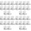 40Pcs Silver Mirror Mounting Hardware Sturdy Wall Brackets for Storage 6