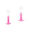 2Pcs Pink Desktop Lollipop Stand Decorative Cake Pops Display Rack 5