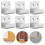 40Pcs Silver Mirror Mounting Hardware Sturdy Wall Brackets for Storage 11