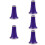 5Pcs Plastic Clarinet Bells for Players Lightweight Purple Replacement 10