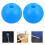 8Pcs Blue Silicone fork Holder Kit for Meditation Music 10