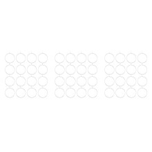 450Pcs Silver DIY Wine Charms Drink Markers for Party Glasses Decor