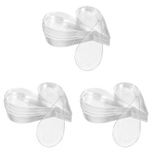 300Pcs Clear Ps Plastic Dessert Plates Small Serving Trays for Parties