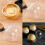 200Pcs Small Cake Holders Clear Mooncake Boxes Assorted Colors 10