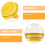 200Pcs Small Cake Holders Clear Mooncake Boxes Assorted Colors 11