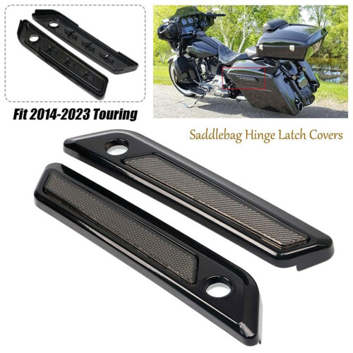 Saddle Bag Hinge  Covers for  Touring Electra Road Street Glide 14-23 2