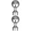 2Pcs Stainless Steel Handrail Post Cap Silver for Deck Rail Staircase 6