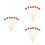 600Pcs Cocktail Picks Heart Shape Toothpicks for Appetizers 5