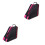 2Pcs Pink Roller Skating Tote Bag Storage Pouch 3
