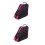 2Pcs Pink Roller Skating Tote Bag Storage Pouch 5