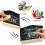 12Pack  Chalkboard Signs, Kitchen Notes Chalk Boards with Stands 10X7.2cm Small Blackboard Message Tabletop Board 6