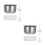 2Pcs Rice Cooker Inner Pots Silver Non-Stick Electric Cooker Accessory 9