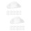 40Pcs Lightweight Plastic Mini Cowboy Hats White for DIY Decor 7