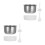 2Pcs Rice Cooker Inner Pots Silver Non-Stick Electric Cooker Accessory 11