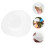 40Pcs Lightweight Plastic Mini Cowboy Hats White for DIY Decor 9